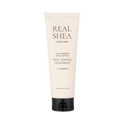 Живильна маска для волосся з маслом ши RATED GREEN Real Shea Cold Pressed Shea Butter Real Change Treatment 240 мл 8809514550184 фото