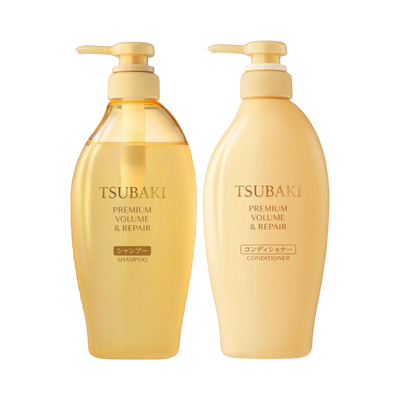 Набір для об'єму та відновлення Shiseido Tsubaki Premium Volume & Repair (шампунь 450 мл + кондиціонер 450 мл) 1234 фото