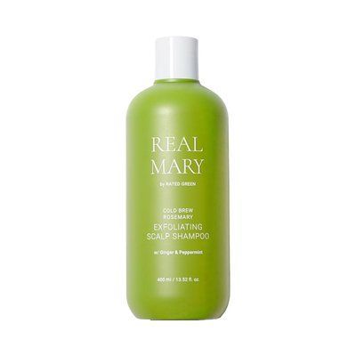 Глибокоочищаючий відлущуючий шампунь з соком розмарину RATED GREEN Real Mary Cold Brewed Rosemary Exfoliating Scalp Shampoo 400 ml 369 фото