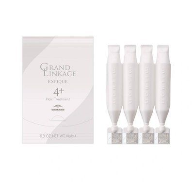 Інноваційна маска в ампулах для жорсткого та пористого волосся Milbon Grand Linkage Exfique Hair Treatment 4+, 4шт * 9g  01120 фото